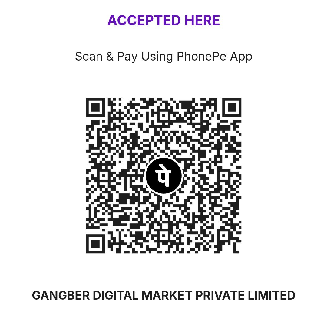 Gangber Foundation Official PhonePe / UPI QR Code Scanner